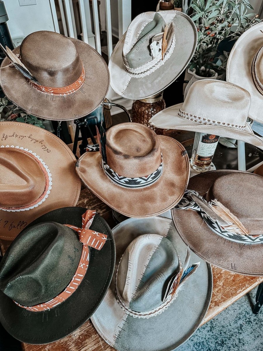 Josie Distressed Cowboy Hat The Bevel Label