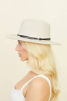 Justine Fedora with Black Belt - fedora