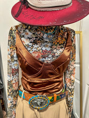 Kenzi Sheer Floral Top | Shirts & Tops |