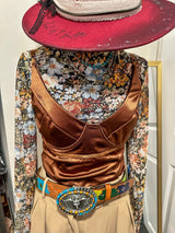 Kenzi Sheer Floral Top