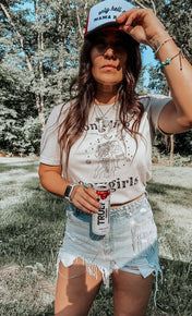 Long Live Cowgirls Desert Skull Western Graphic T-shirt | graphic tee |