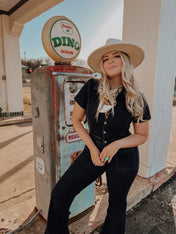 Lunar Denim Jumpsuit | jumpsuit | Lunar Denim Jumpsuit - Western Boho Chic Boutique