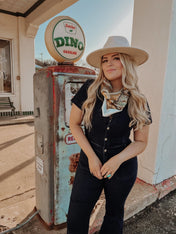 Lunar Denim Jumpsuit | jumpsuit | Lunar Denim Jumpsuit - Western Boho Chic Boutique