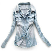 Lyndie Denim Top | Shirts & Tops | Lyndie Denim Top - Western Boho Chic Boutique