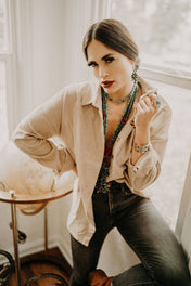Malorie Top | button down | Malorie Top - Western Boho Chic Boutique