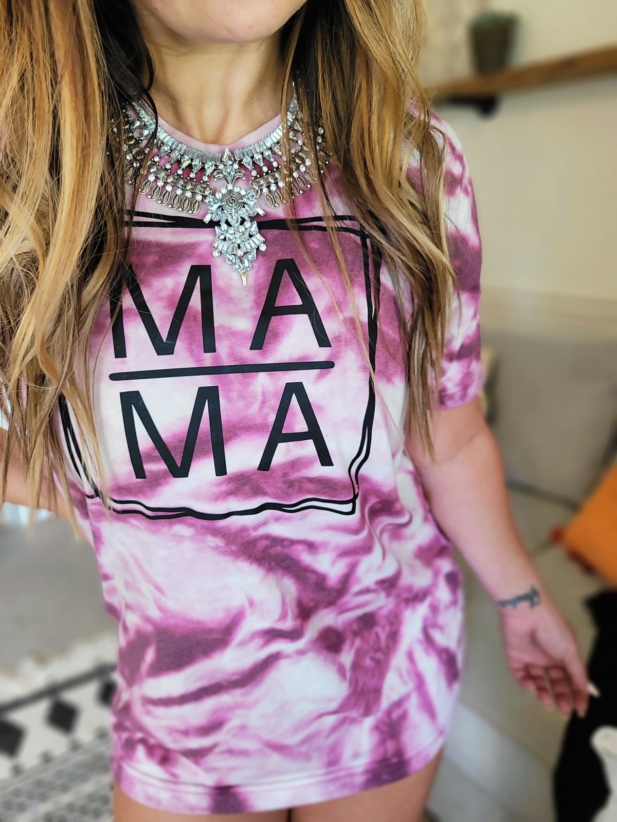 Mama Tie Dye Tee - graphic tee