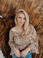 Miley Floral Off Shoulder Top - Size Large | Shirts & Tops | Miley Floral Off Shoulder Top - Shirts & Tops