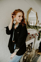 Not My Man's Shacket | Shirts & Tops | Not My Man's Shacket - Western Boho Chic Boutique