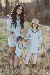 Olive Brunch Dress | Matching Family Outfits | Olive Brunch Dress - Western Boho Chic Boutique