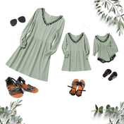 Olive Brunch Dress | Matching Family Outfits | Olive Brunch Dress - Western Boho Chic Boutique