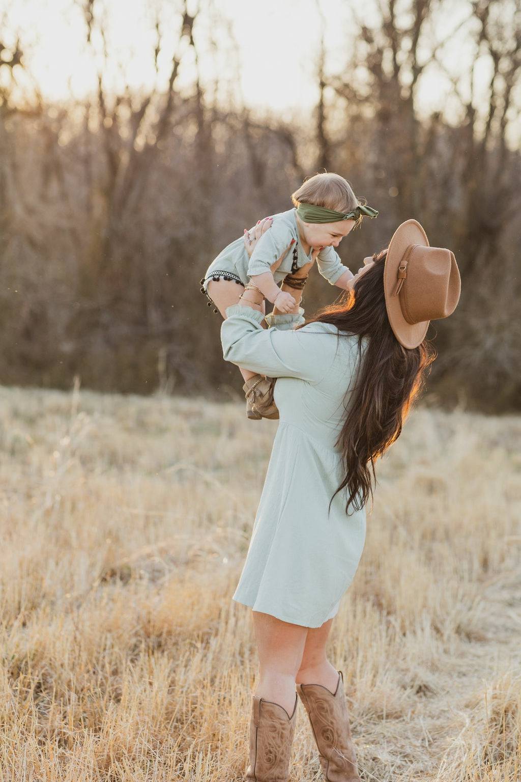 Olive Brunch Dress - Matching Family Outfits
