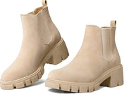 Priscilla Block Chelsea Booties | ladies shoes | Priscilla Block Chelsea Booties - Western Boho Chic Boutique