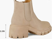 Priscilla Block Chelsea Booties | ladies shoes | Priscilla Block Chelsea Booties - Western Boho Chic Boutique