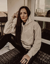 Tan Western Punchy Hoodie
