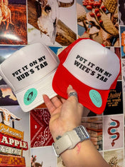 Put It On My Hubs Tab Hat | trucker hat |
