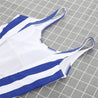 Sailor Striped One Piece Swimwear -