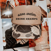 Save Water, Drink Champs Hat | trucker hat |