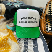 Save Water, Drink Champs Hat | trucker hat |