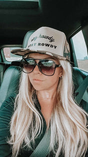 Say Howdy, Stay Rowdy Hat | trucker hat |