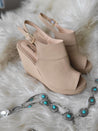 Shaina Suede Wedges - ladies shoes