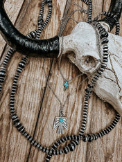 Small Bolt Pendant | necklace | Small Bolt Pendant - Western Boho Chic Boutique