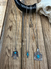 Small Bolt Pendant | necklace | Small Bolt Pendant - Western Boho Chic Boutique