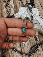 Small Bolt Pendant | necklace | Small Bolt Pendant - Western Boho Chic Boutique