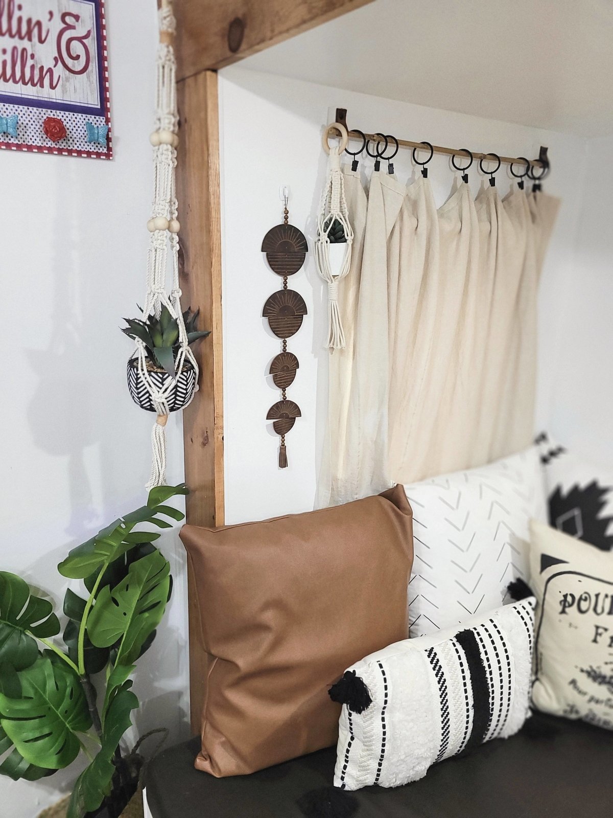 Sol Child Leather Wall Decor - leather wall hanging