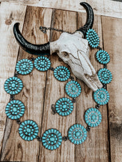 Solstice Run Western Belt | concho belt | Solstice Run Western Belt - Western Boho Chic Boutique