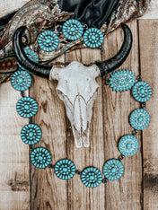 Solstice Run Western Belt | concho belt | Solstice Run Western Belt - Western Boho Chic Boutique