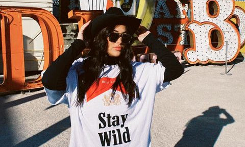 White Stay Wild T-Shirt Tee Dress | Shirts &amp; Tops | Stay Wild T-Shirt Dress - Western Boho Chic Boutique