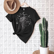 Sugar Skull Skeleton Rose Tee | T-Shirts | Sugar Skull Skeleton Rose Tee - Western Boho Chic Boutique