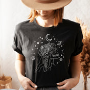 Sugar Skull Skeleton Rose Tee | T-Shirts | Sugar Skull Skeleton Rose Tee - Western Boho Chic Boutique