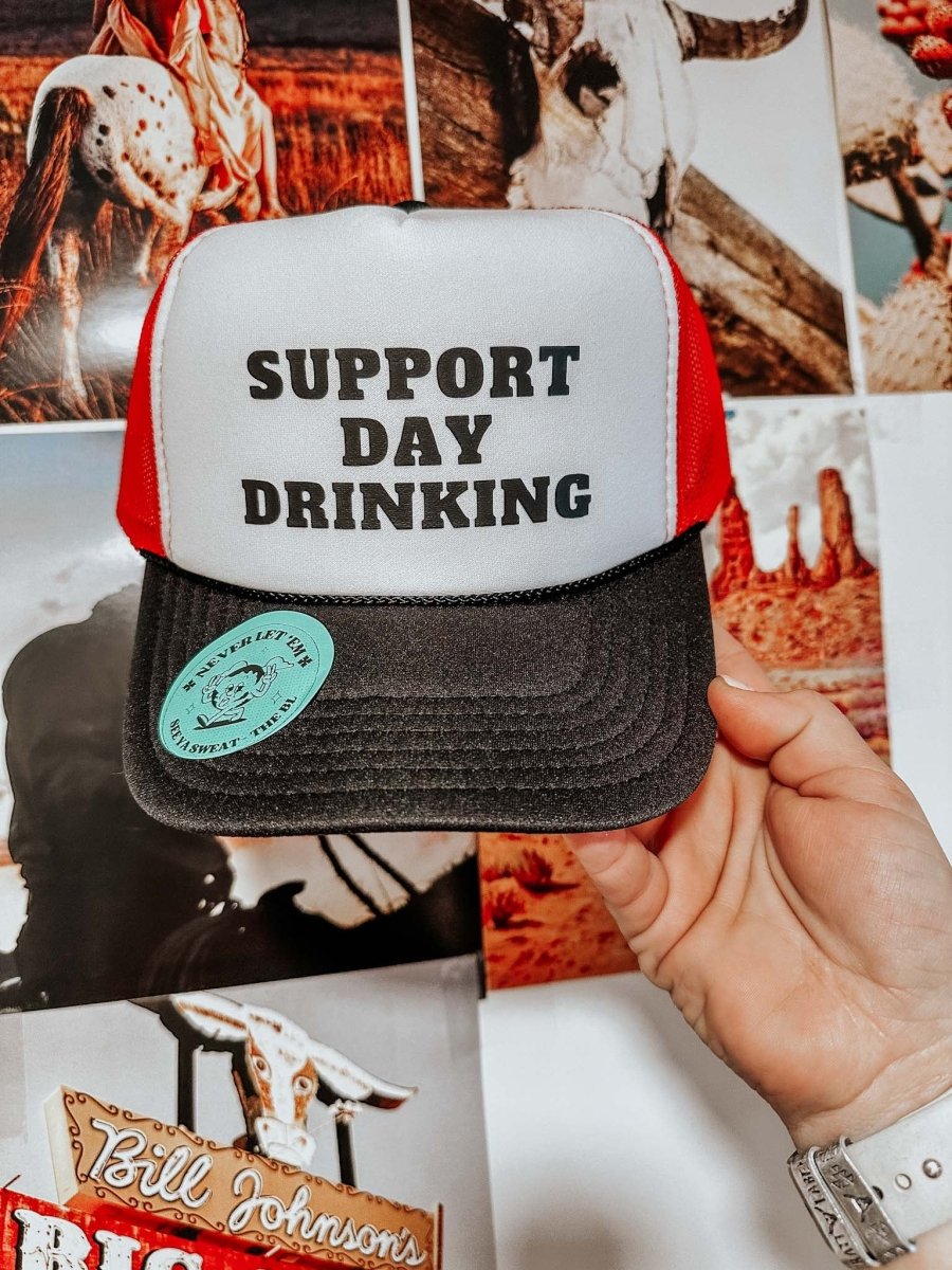 Support Day Drinking Hat - trucker hat