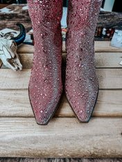 Tall Blush Rhinestone Cowgirl Boots | ladies shoes | Tall Blush Rhinestone Cowgirl Boots