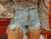 The Kicks Rhinestone Denim Shorts | denim shorts |