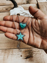 The Star Necklace - Turquoise - necklace