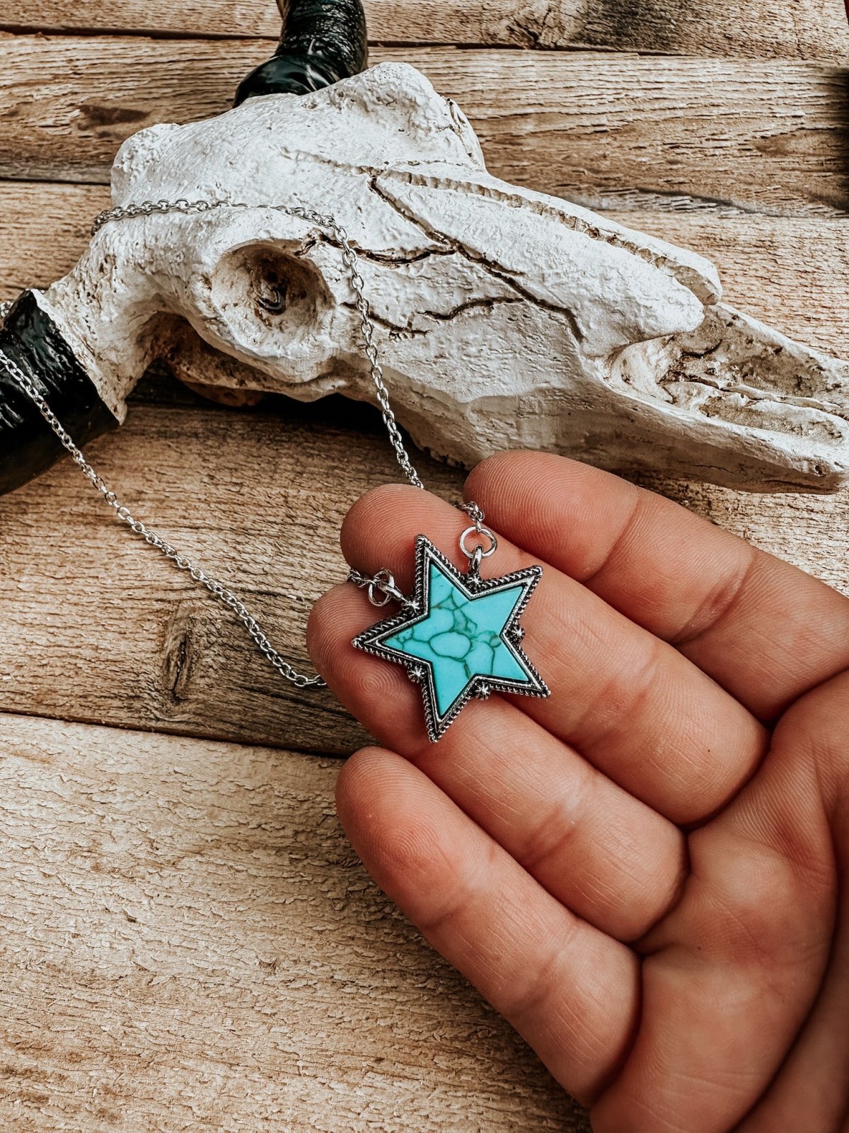 The Star Necklace - Turquoise - necklace