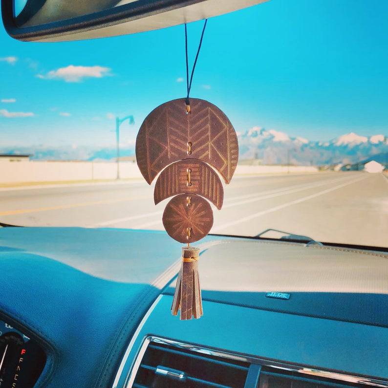 Wanderlust Leather Air Freshener - leather air freshener