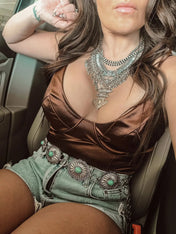 western concho chain belt | concho belt | western concho chain belt - Western Boho Chic Boutique