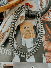 Western Pearl Layered Shorty Necklace | necklace |
