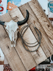 Western Pearl Layered Shorty Necklace | necklace |