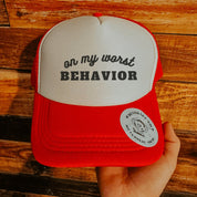Worst Behavior Hat - trucker hat