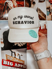 Worst Behavior Hat | trucker hat |